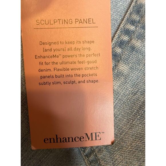 Jen7 Womens Denim High Rise Cropped Skinny Jeans Light Wash Pockets Size 20 Blue - Picture 7 of 8